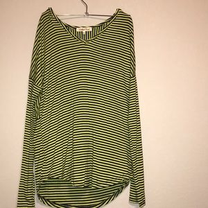 A stripped T-shirt